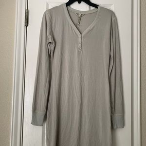 SKIMS PJ Henley Dress